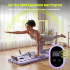 MaxU Foldable Pilates Reformer Board with Counter – Lavender feature image 5
