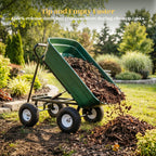 Hortikraft 270 kg Garden Dump Cart, view 3