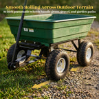 Hortikraft 270 kg Garden Dump Cart, view 4