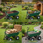 Hortikraft 270 kg Garden Dump Cart, view 6