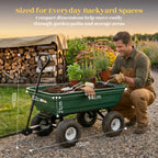 Hortikraft 270 kg Garden Dump Cart, view 7