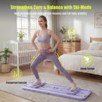 MaxU Foldable Pilates Reformer Board with Counter – Lavender feature image 6