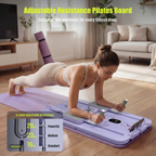 MaxU Foldable Pilates Reformer Board with Counter – Lavender feature image 7