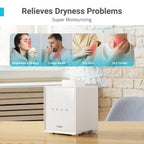 Livatro 3 L Warm Mist Humidifier – White – feature and detail image 3