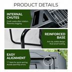 Hortikraft 160 L Tumbling Compost Bin – feature and detail image 5