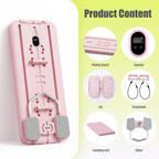 MaxU Foldable Pilates Reformer Board with Counter – Pink feature image 7