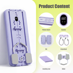 MaxU Foldable Pilates Reformer Board with Counter – Lavender feature image 9