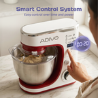 Adivo 1300W 5L Stand Mixer – Red – Image 6