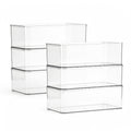 Viviendo Clear Storage Boxes – 6 Pack