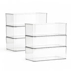 Viviendo Clear Storage Boxes – 6 Pack