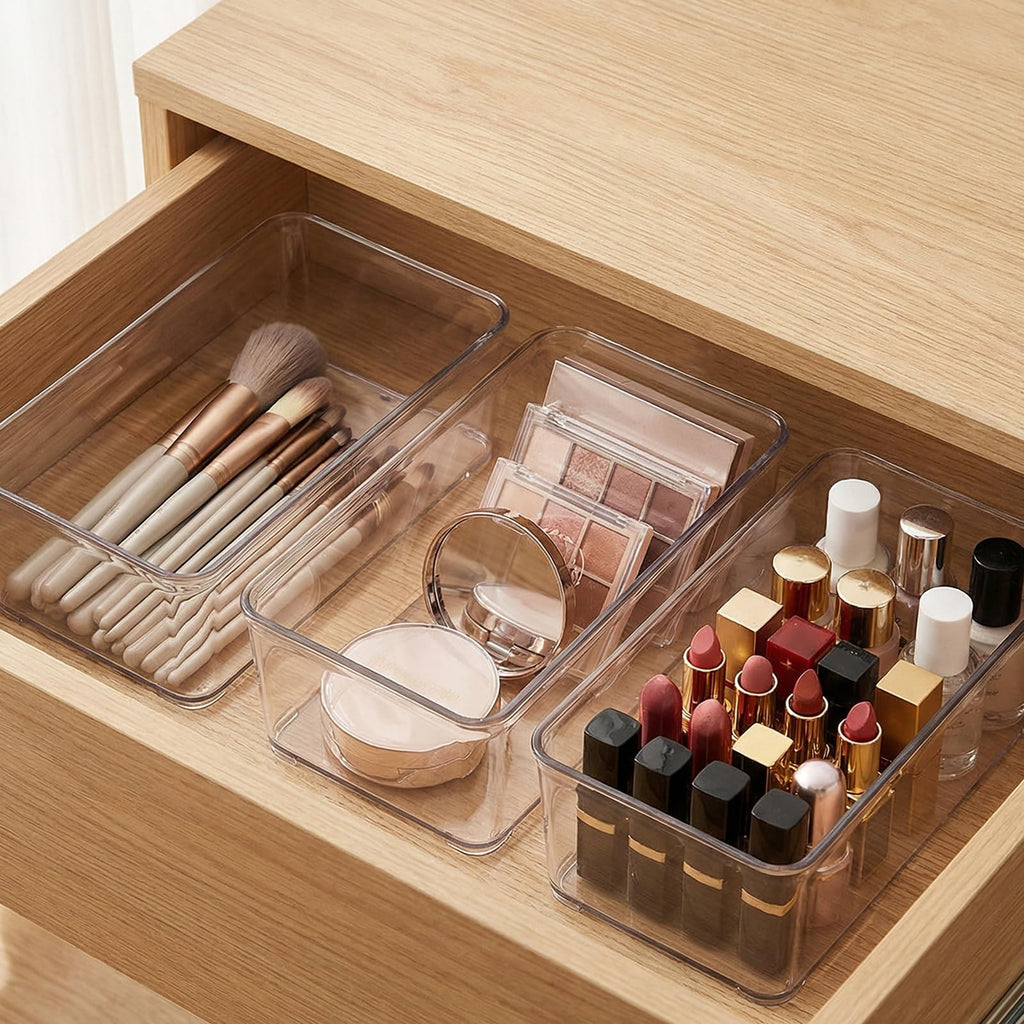 Viviendo Clear Storage Boxes – 6 Pack, view 3
