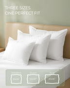 Faunna Cotton Zippered Pillow Protectors – 2 Pack – Queen, view 8