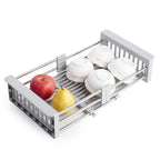 Adivo Expandable Over-Sink Dish Rack – Grey