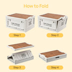Viviendo Foldable Camping Storage Box – 30L, view 4