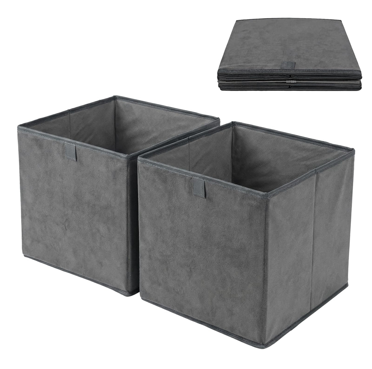 Viviendo Foldable Fabric Storage Bins – 2 Pack