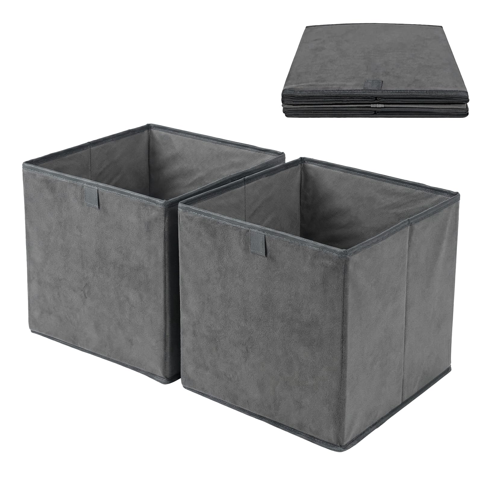 Viviendo Foldable Fabric Storage Bins – 2 Pack