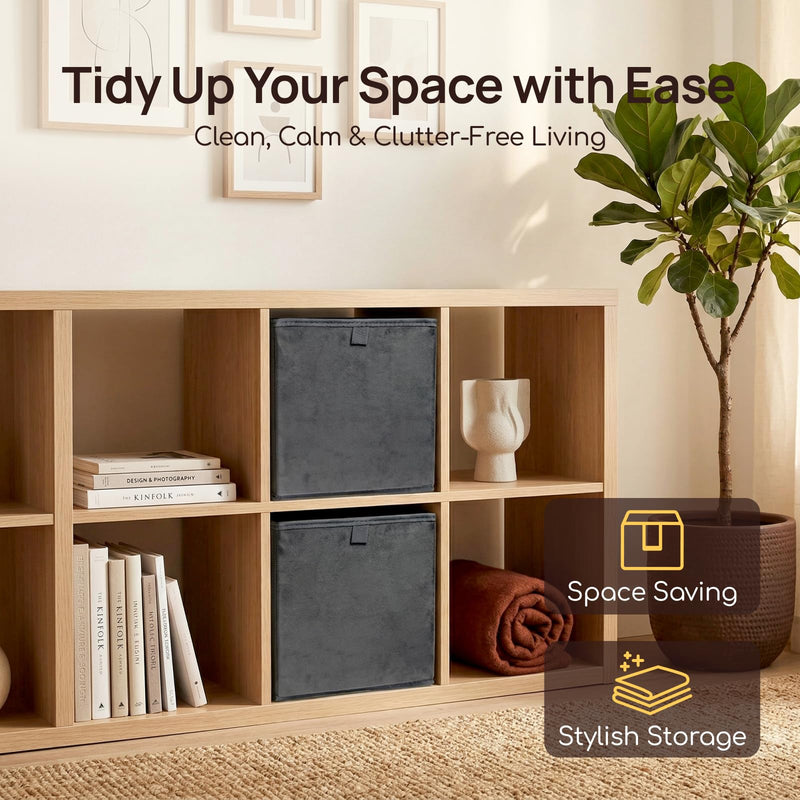 Viviendo Foldable Fabric Storage Bins – 2 Pack, view 2