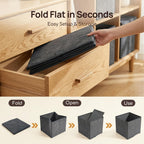 Viviendo Foldable Fabric Storage Bins – 2 Pack, view 3