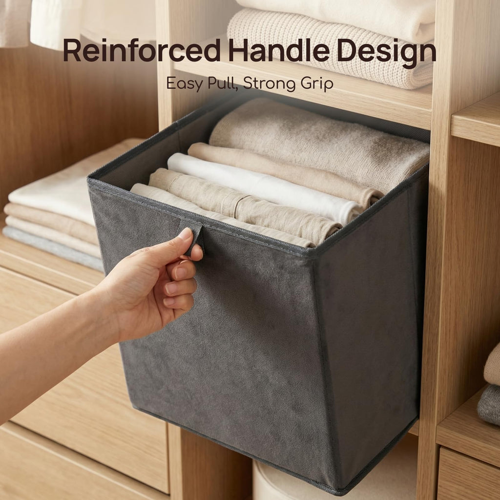 Viviendo Foldable Fabric Storage Bins – 2 Pack, view 4