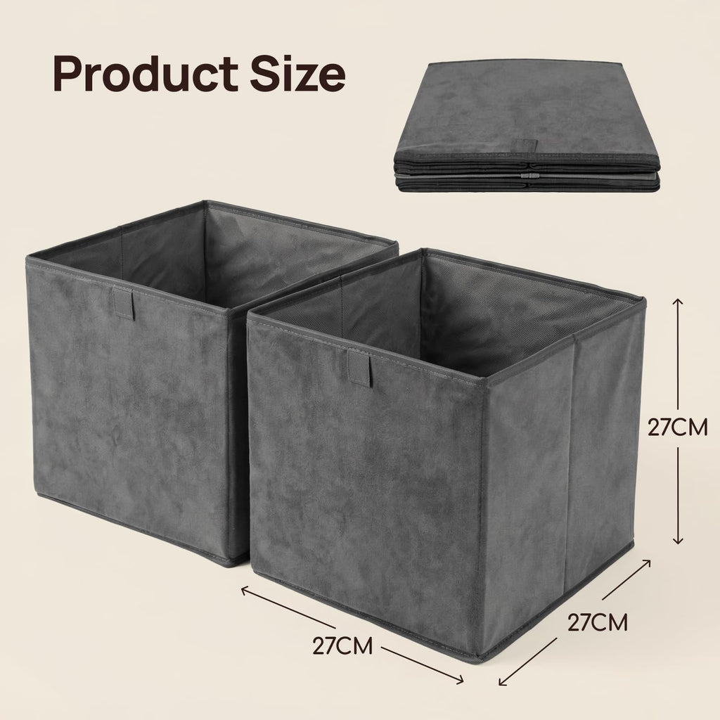 Viviendo Foldable Fabric Storage Bins – 2 Pack, view 8