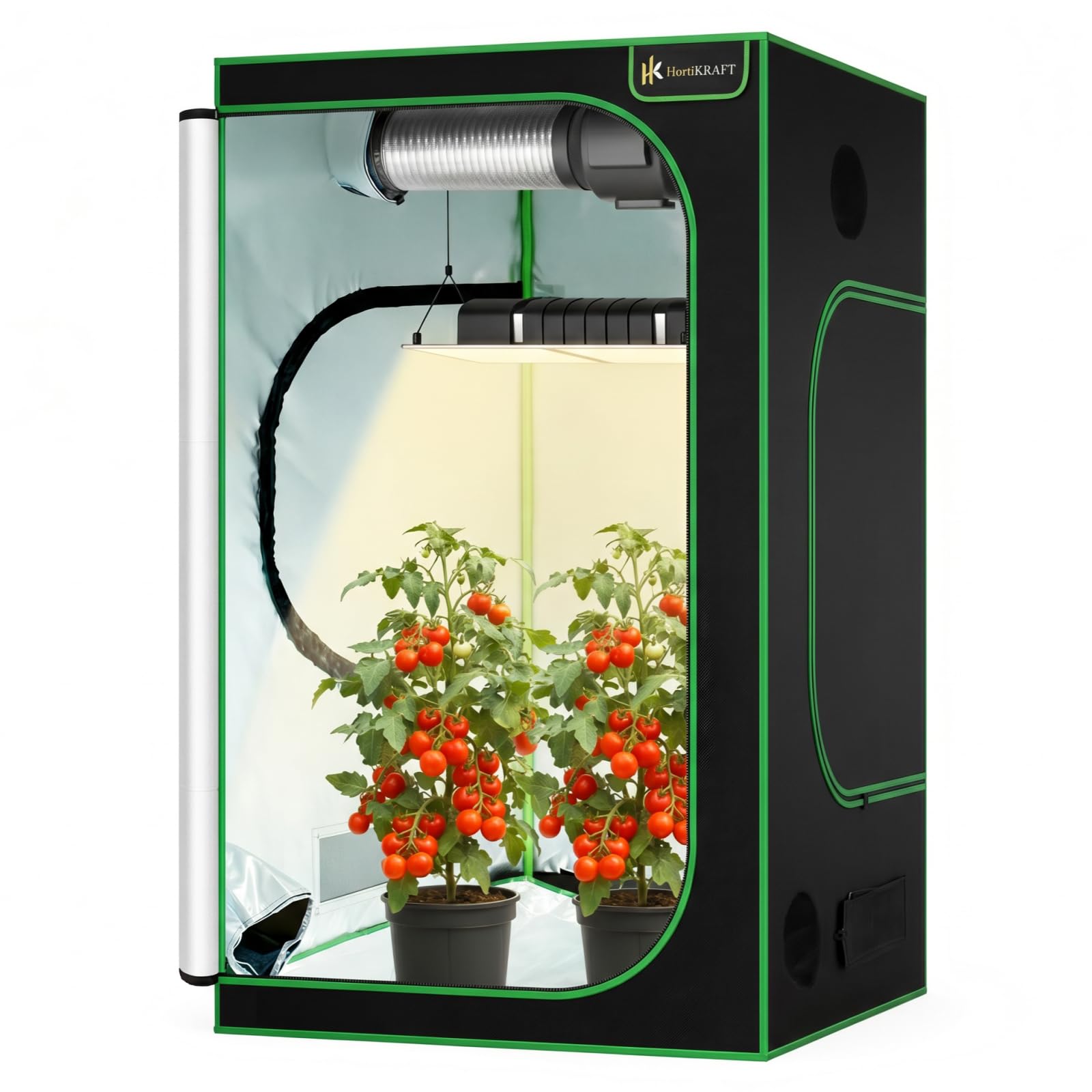 Hortikraft Indoor Grow Tent – 1.2 × 1.2 × 2 m