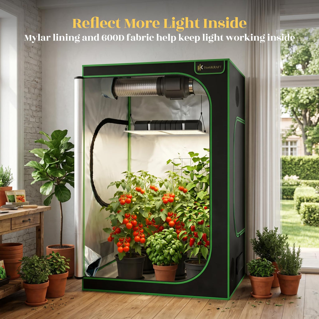 Hortikraft Indoor Grow Tent – 1.2 × 1.2 × 2 m, view 2