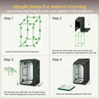 Hortikraft Indoor Grow Tent – 1.2 × 1.2 × 2 m, view 7