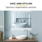 Viviendo LED Bathroom Mirror Cabinet – 900mm, view 4