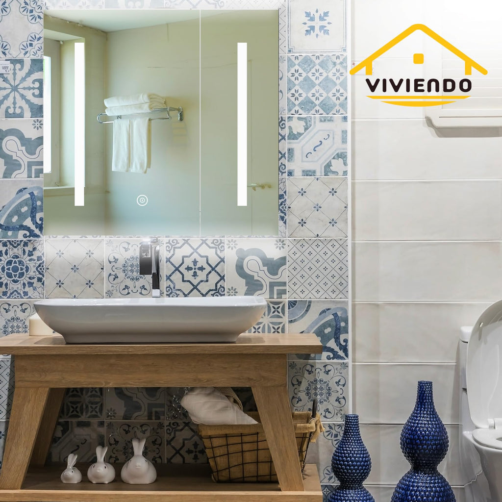 Viviendo LED Bathroom Mirror Cabinet – 900mm, view 6