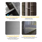 Viviendo LED Bathroom Mirror Cabinet – 750mm, view 5