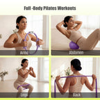 MaxU Pilates Ring Set with Counter and Timer – Purple, view 5