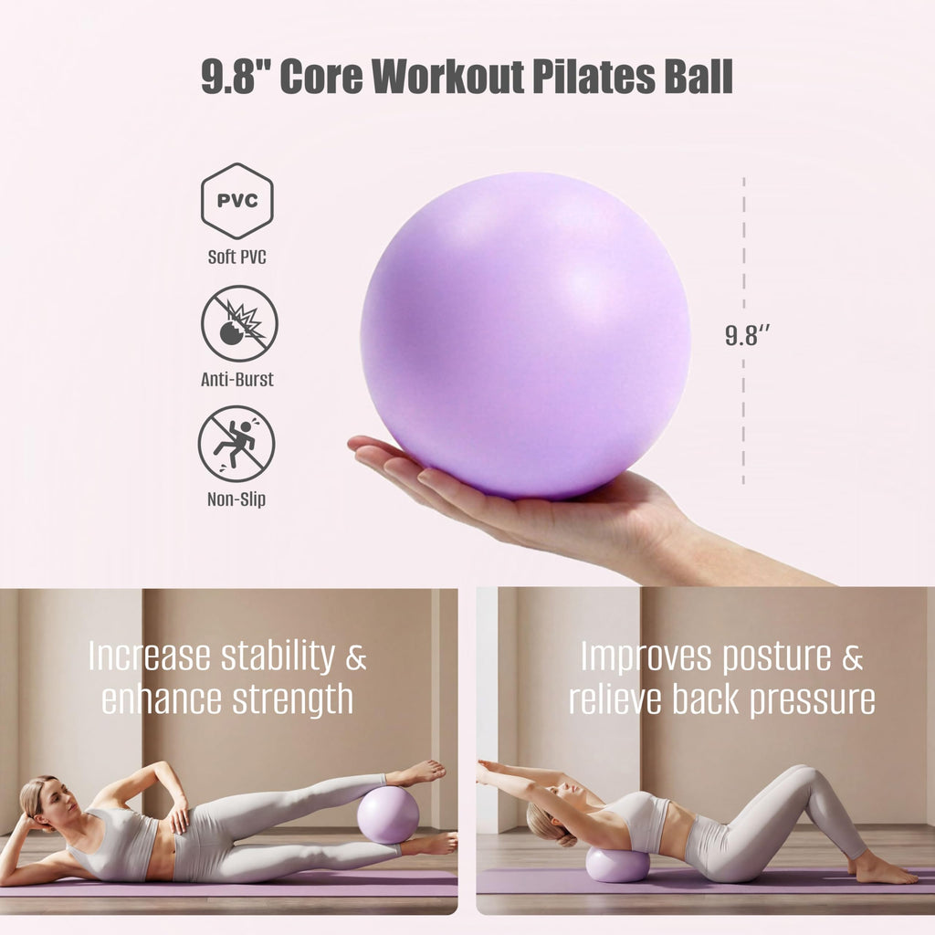 MaxU Pilates Ring Set with Counter and Timer – Purple, view 6