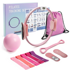 MaxU Pilates Ring Set with Counter and Timer – Pink