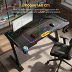 Viviendo RGB Gaming Desk – Black / 120 cm, view 7