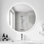 Viviendo Round LED Bathroom Mirror – 60 cm