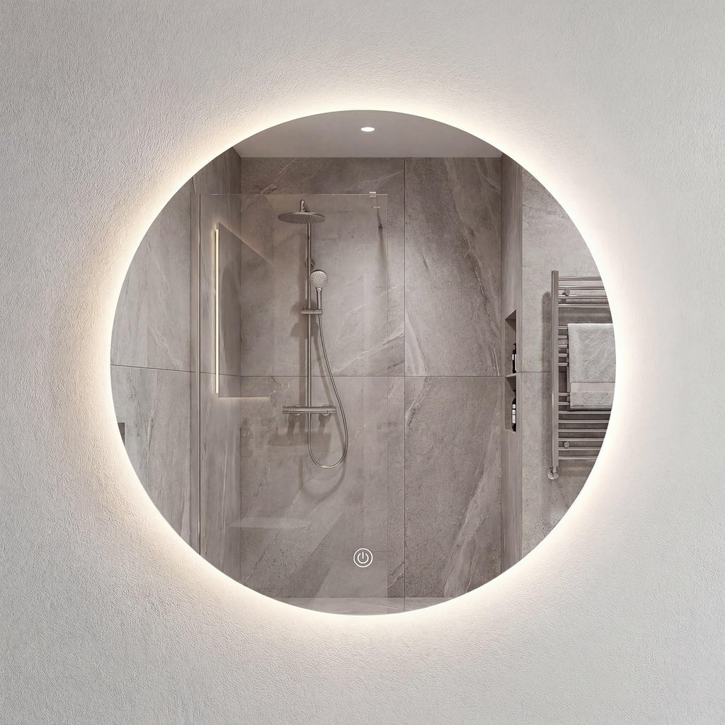 Viviendo Round LED Bathroom Mirror – 70 cm, view 2
