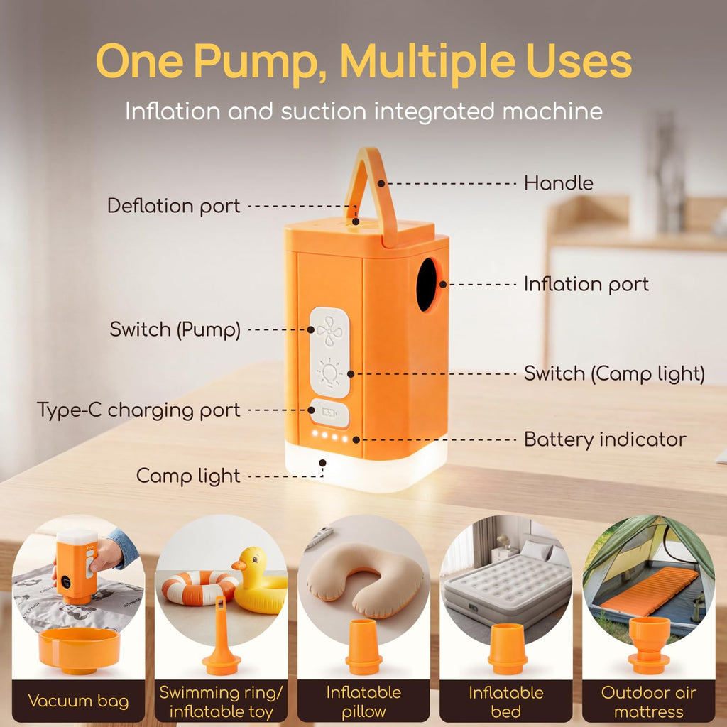 Viviendo Vacuum Storage Bags with Hand Pump – 6 Pack, view 4