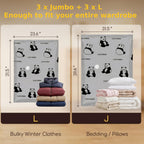Viviendo Vacuum Storage Bags with Hand Pump – 6 Pack, view 8