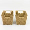 Viviendo Woven Paper Storage Baskets - 2 Pack