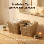 Viviendo Woven Paper Storage Baskets – 2 Pack, view 2